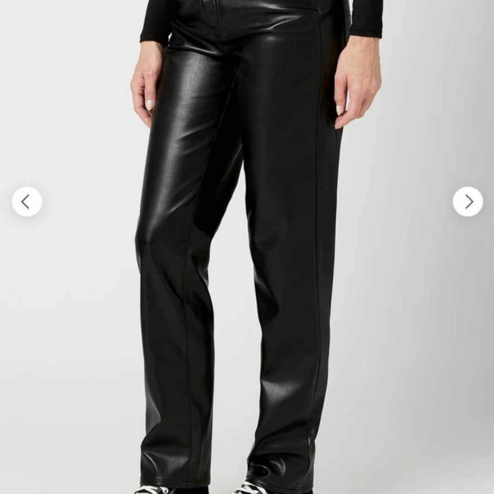 High rise pleather pants - Picture 3 of 11
